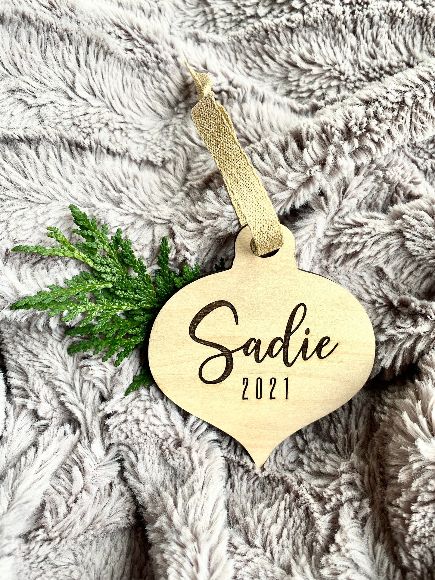 Customized Name Christmas Ornament | Grandchild Ornament | New Baby Name Ornament